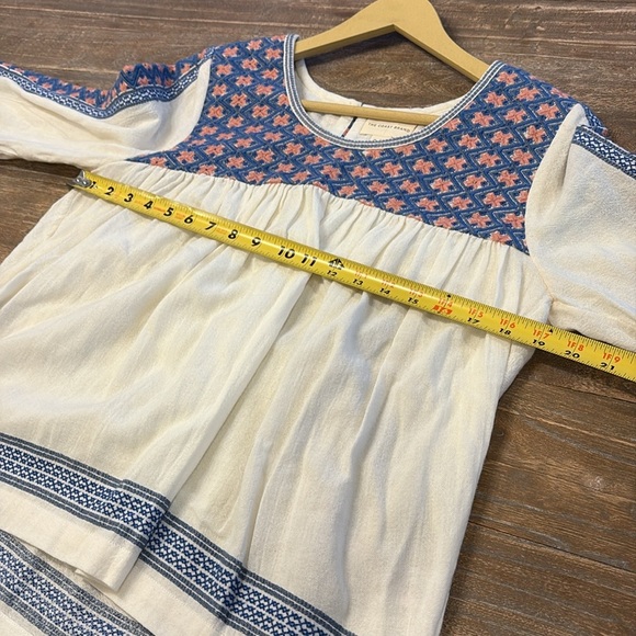 The Coast Brand Baker Embroidered 3/4 Sleeve Top - Picture 8 of 11